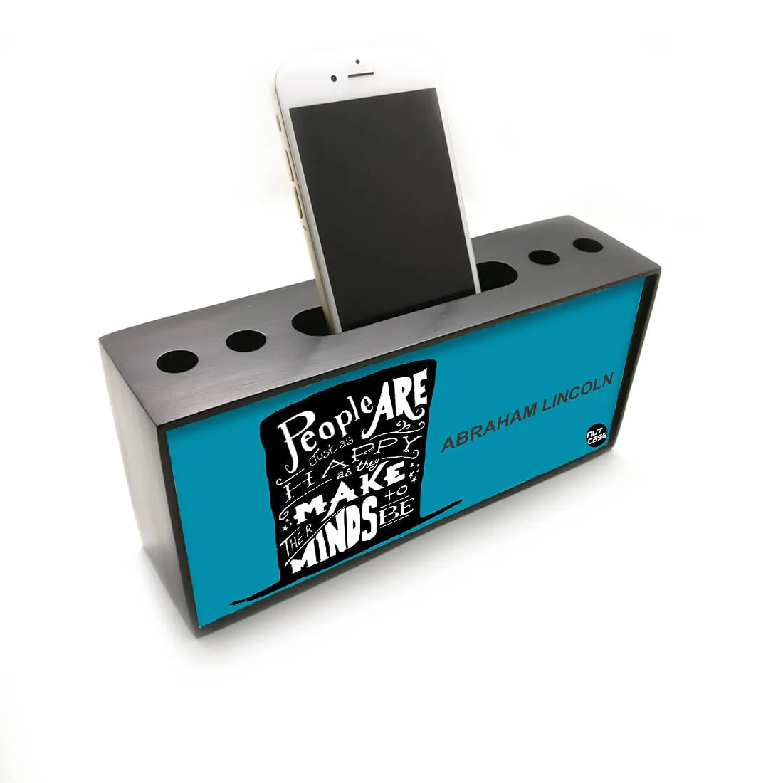 Pen Mobile Stand Holder Desk Organizer - People Are Just As Happy