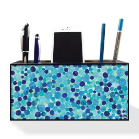 Pen Mobile Stand Holder Desk Organizer - Polka Dots