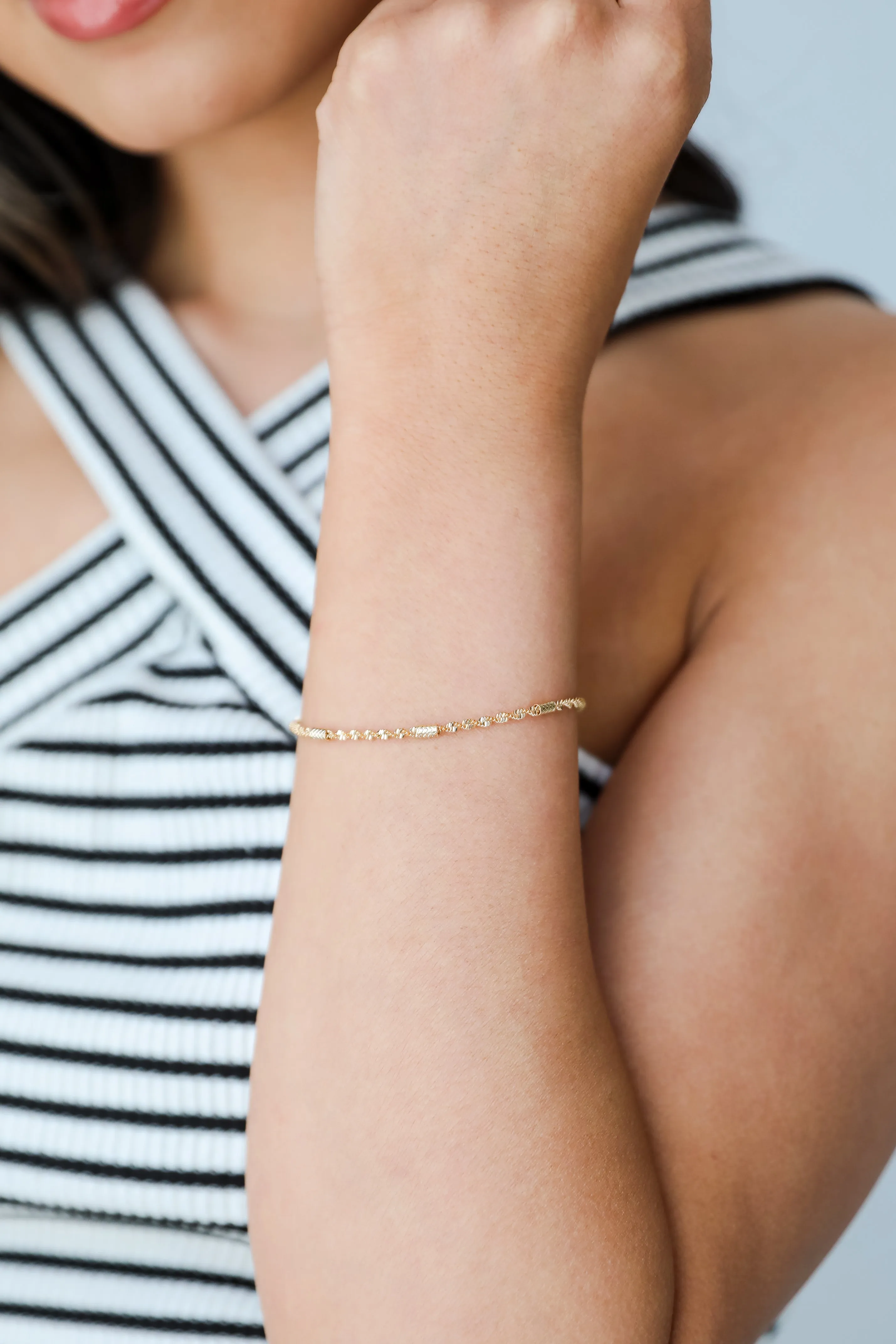 Penelope Gold Chain Bracelet