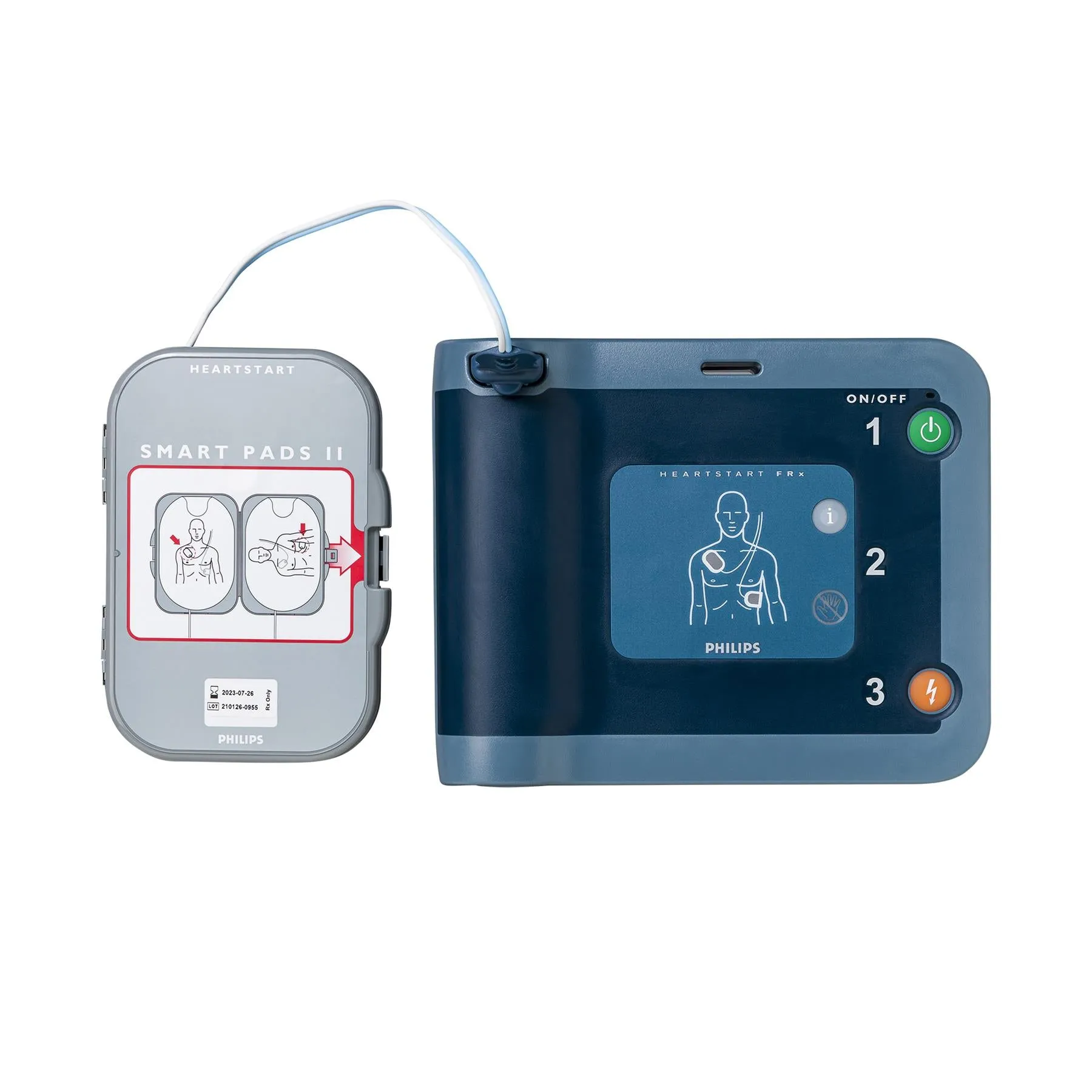 Philips | HeartStart FRx Defibrillator | Semi-Automatic | With Carrying Case & Battery