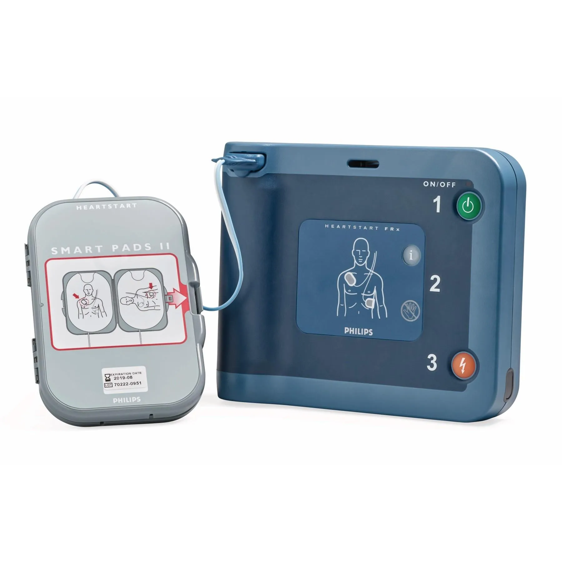 Philips | HeartStart FRx Defibrillator | Semi-Automatic | With Carrying Case & Battery