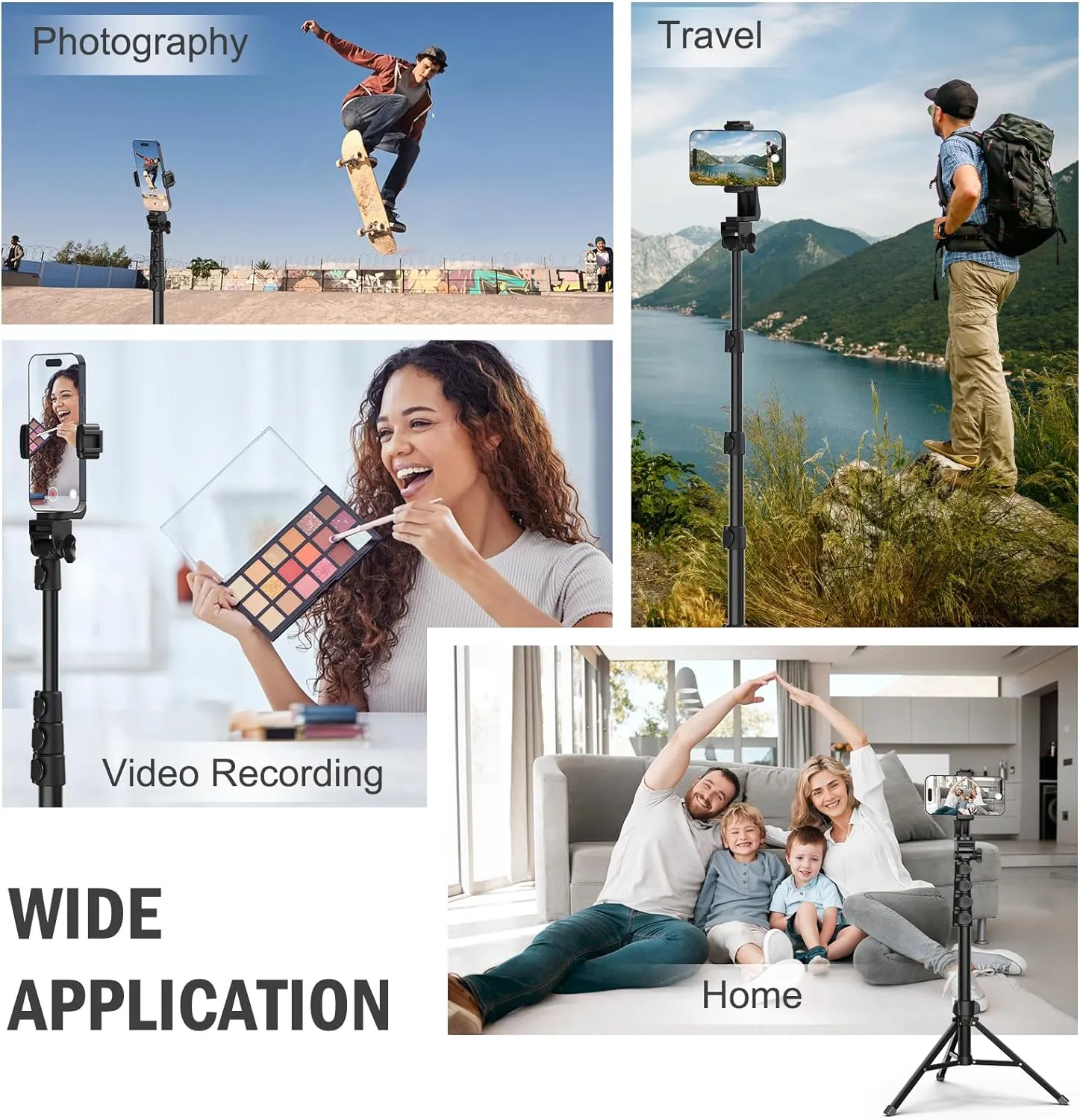 Portable Tripod Mount Stand for Cell Phone & Camera