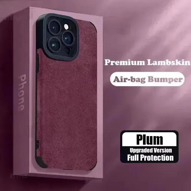 Premium Suede Anti-Slip Phone Case (For iPhones)