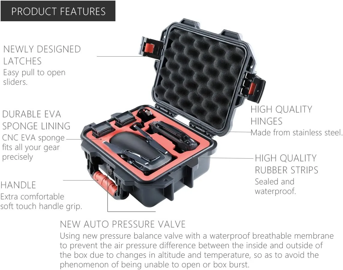 Pygtech Safety Carrying Case Mini for Mavic Air