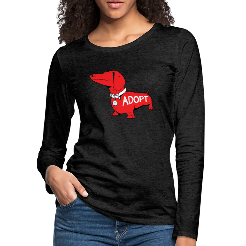 "Big Red Dog" Contoured Premium Long Sleeve T-Shirt