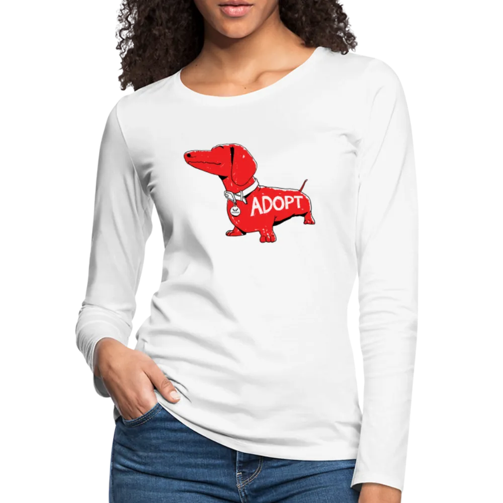 "Big Red Dog" Contoured Premium Long Sleeve T-Shirt