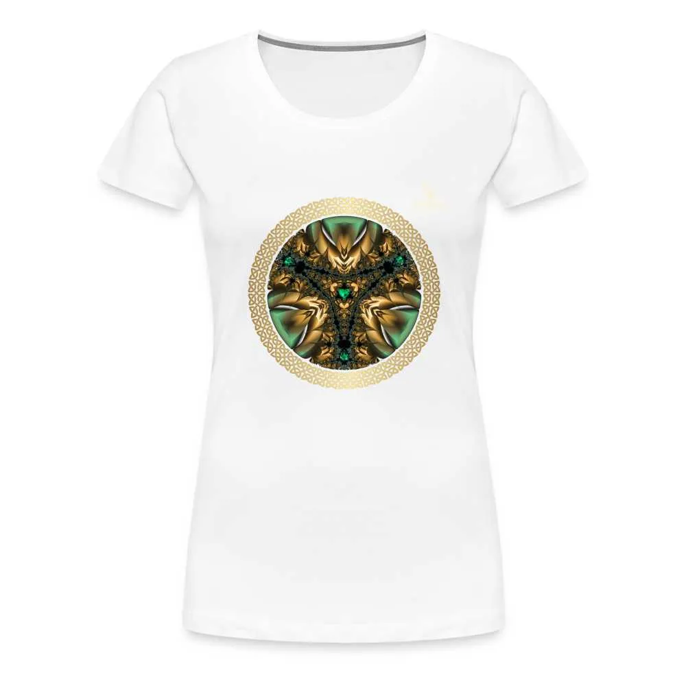 "Salutary Glow" Digital Art Print by ZK - Women’s Premium T-Shirt