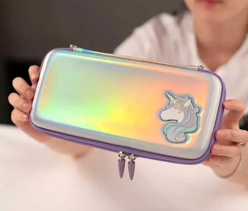 Rainbow Unicorn Carrying Case - Nintendo Switch/Switch OLED