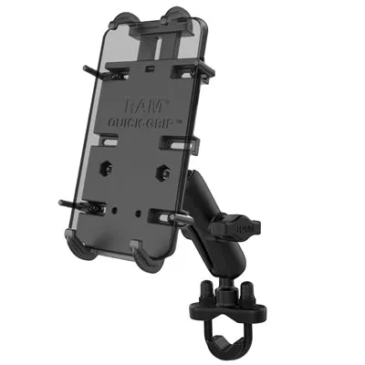 RAM Mount Quick-Grip™ XL Phone Mount with Handlebar U-Bolt Base-Medium