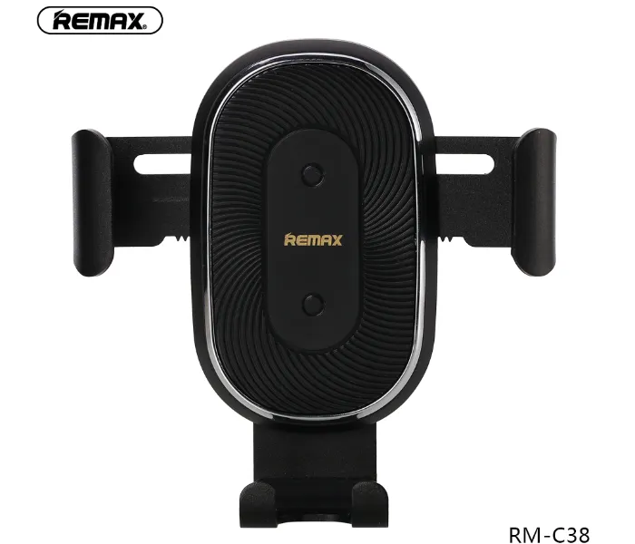 Remax RM-C38 Wireless Charger And Car Vent Mount Holder -Black