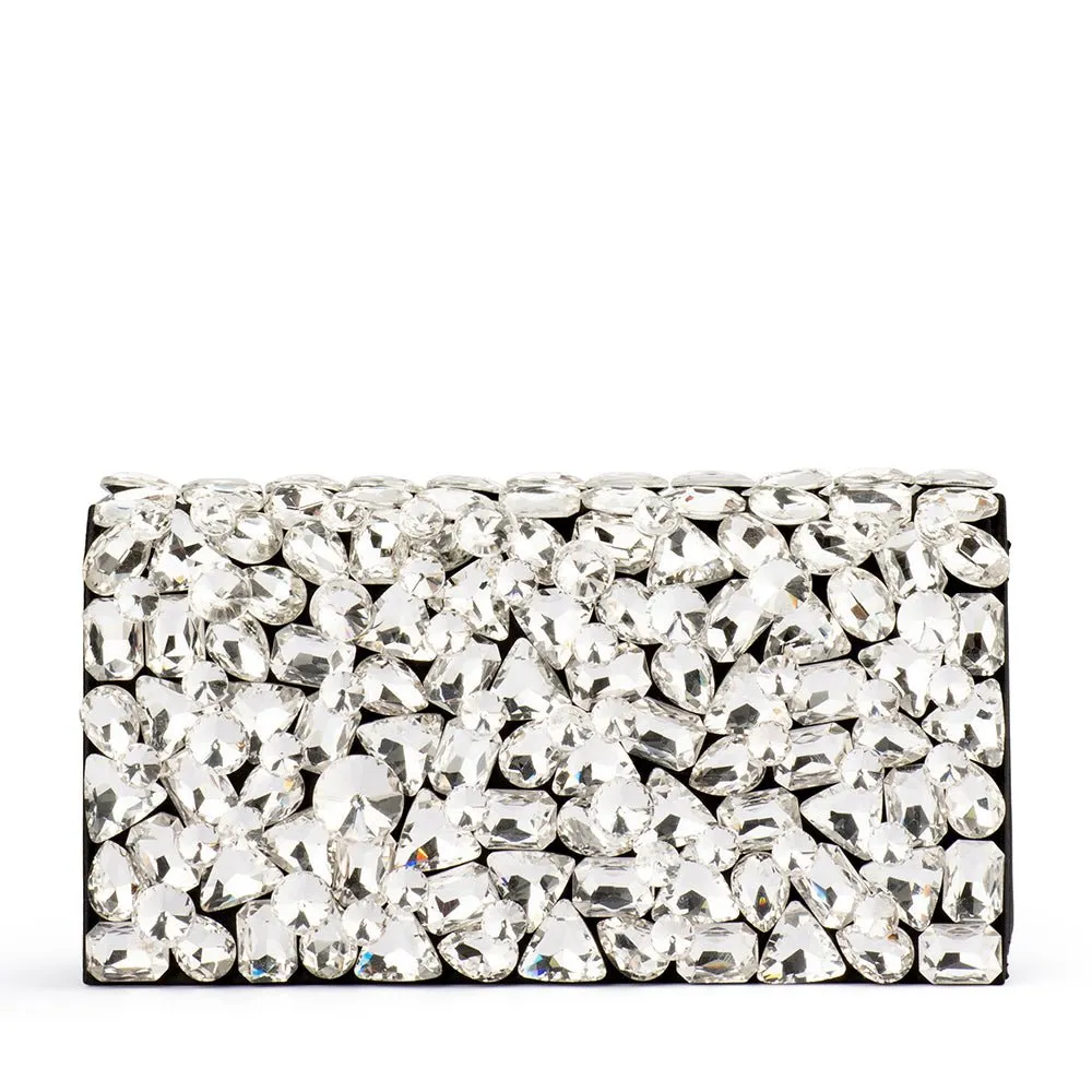 RENATA Crystal Encrusted Clutch