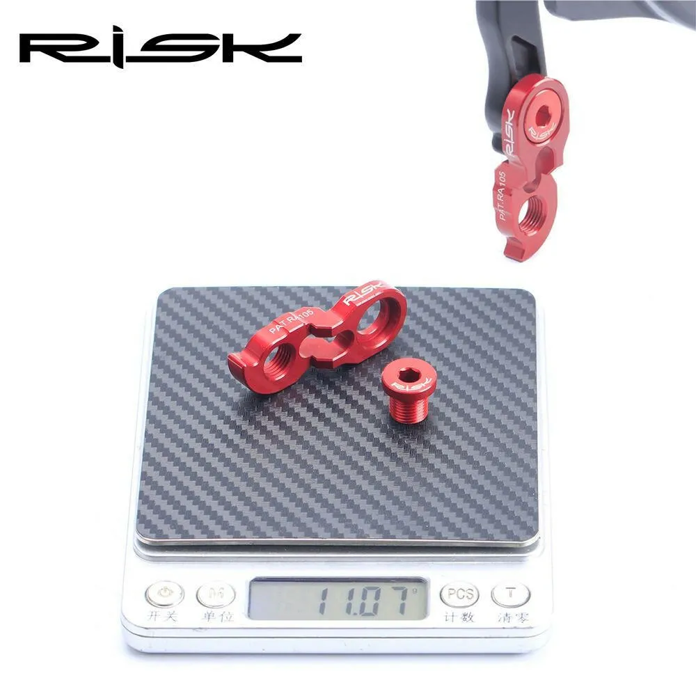 RISK Bike Rear Derailleur Link Hanger Extender Converter Extension MTB Road Bicycle Frame Tail Hook Hanger Extender Cassette