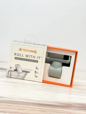 Roll With It Hands-Free Phone Clip - Dark Slate