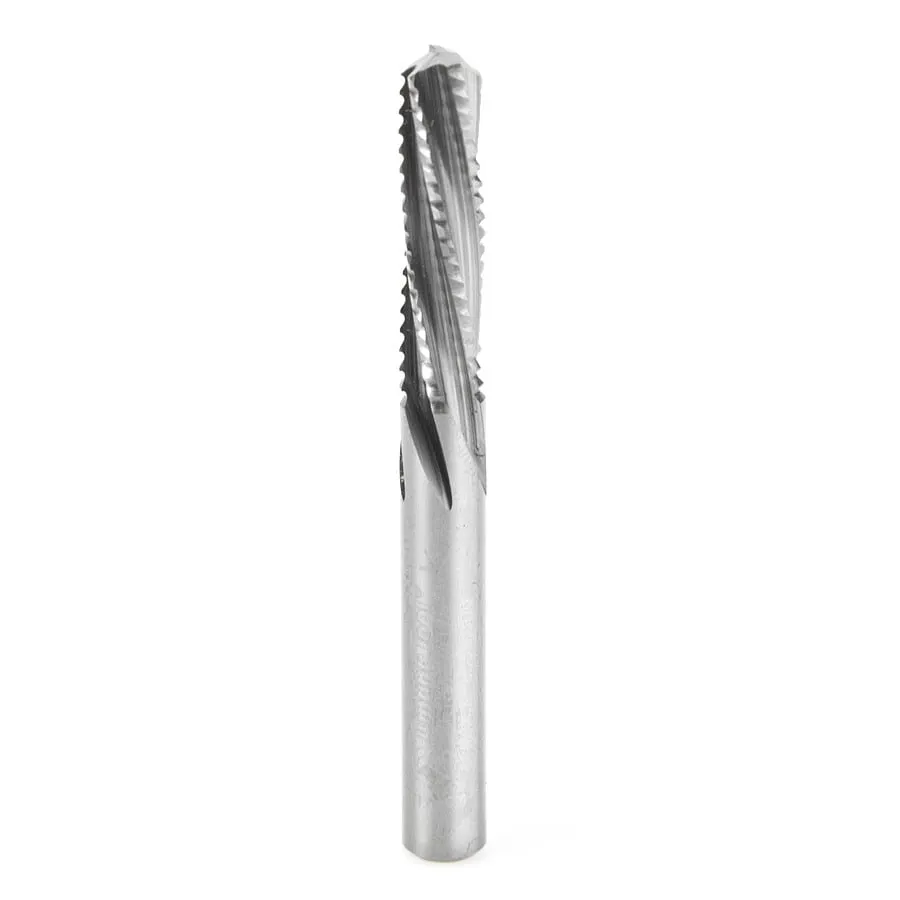 Roughing Spiral Multi Flute Router Bit | 1⁄4 Dia x 1 x 1⁄4 Shank | 46133 | 738685461334