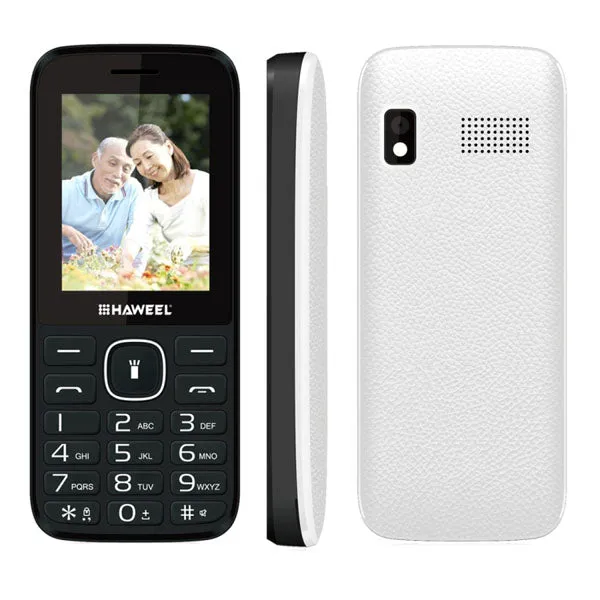 Russian English Keyboard Haweel X1 Cell Phone Elder Phone 2.4 inch Dual SIM Super Big Speaker Support FM TF Torch MP3 1500mAh