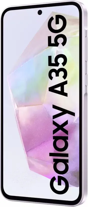 Samsung Galaxy A35 5G (Awesome Lilac, 8GB RAM, 128GB Storage) | Premium Glass Back | 50 MP Main Camera (OIS) | Nightography | IP67 | Corning Gorilla Glass Victus  | sAMOLED with Vision Booster