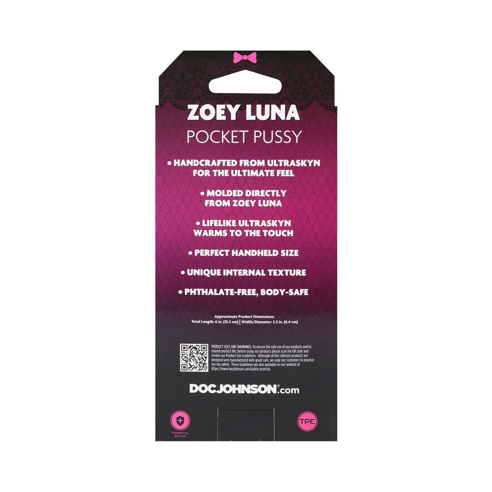 Signature Strokers Zoey Luna ULTRASKYN Pocket Pussy Vanilla