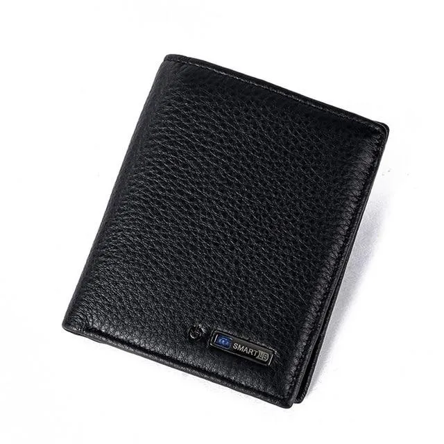 Smart Wallet Men Genuine Leather High Quality Intelligent Bluetooth