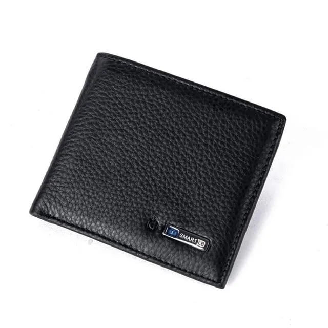 Smart Wallet Men Genuine Leather High Quality Intelligent Bluetooth