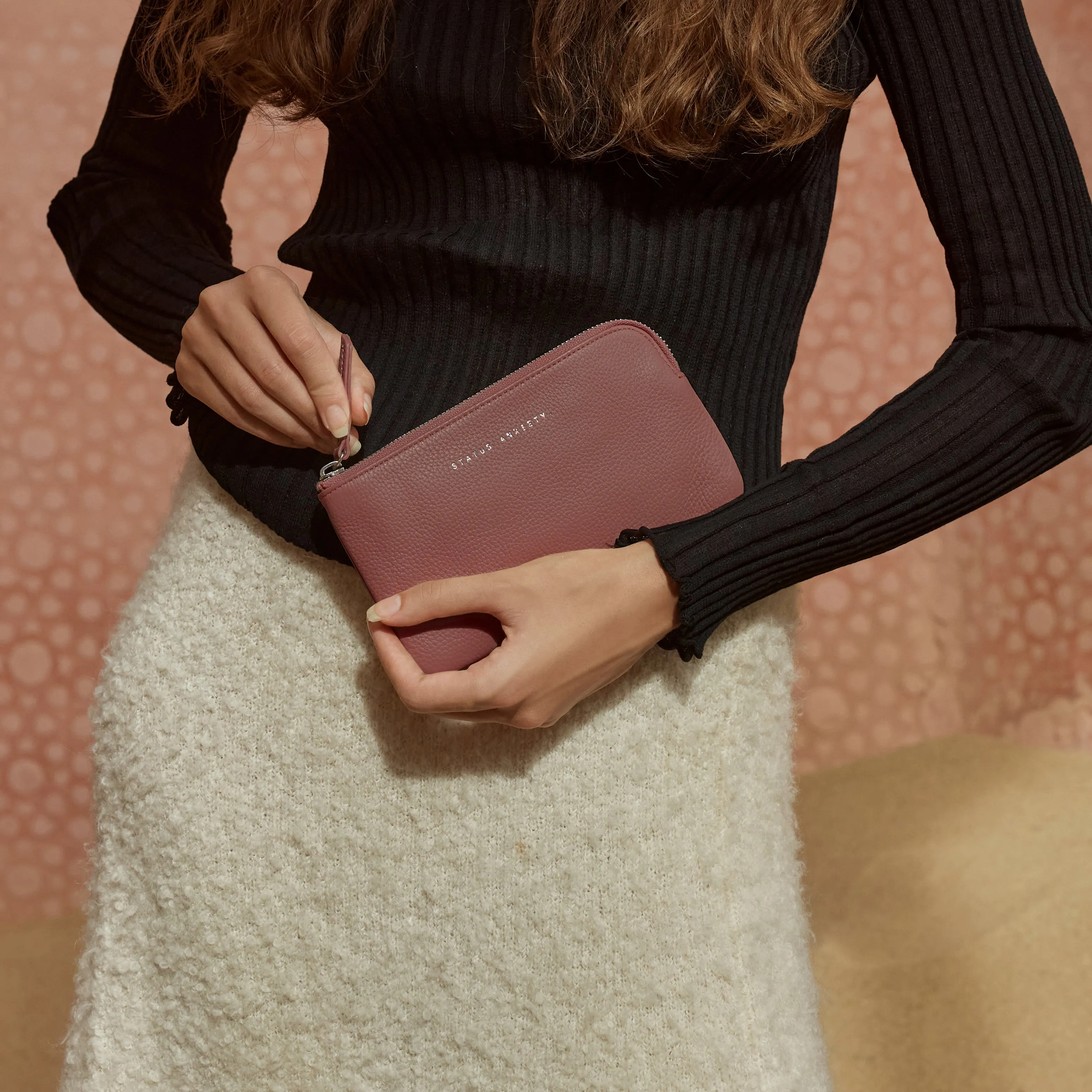 Smoke And Mirrors Wallet - Dusty Rose