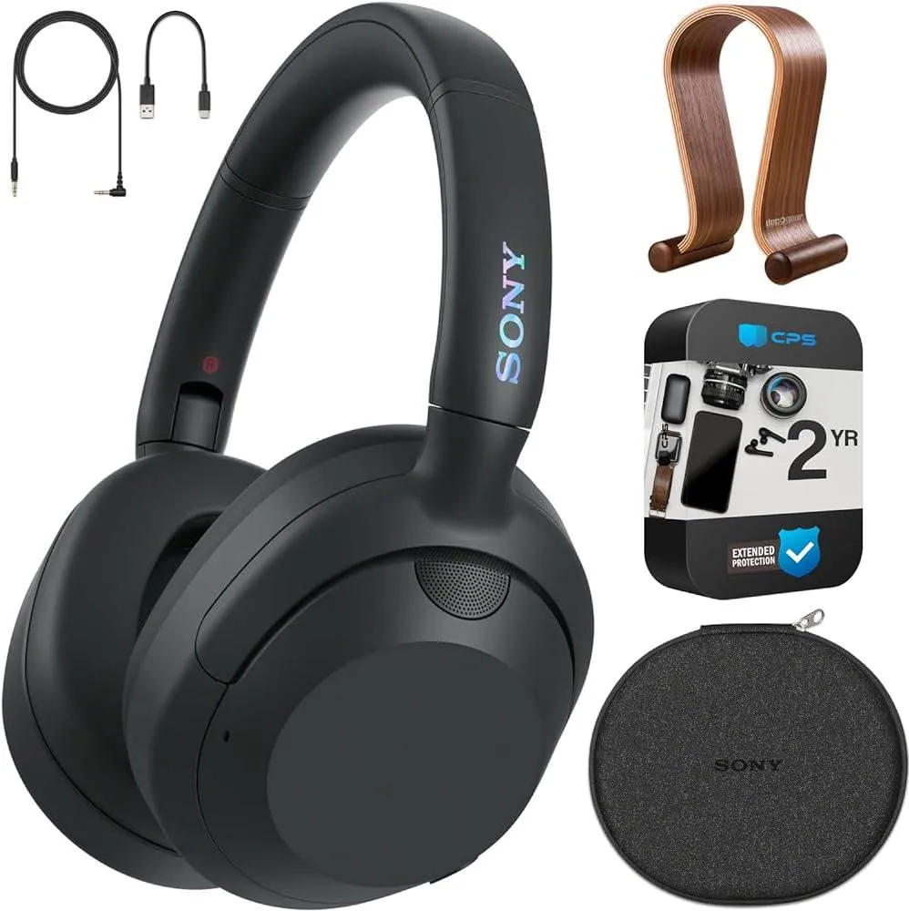 Sony Wireless Noise Cancelling Headphones, Black