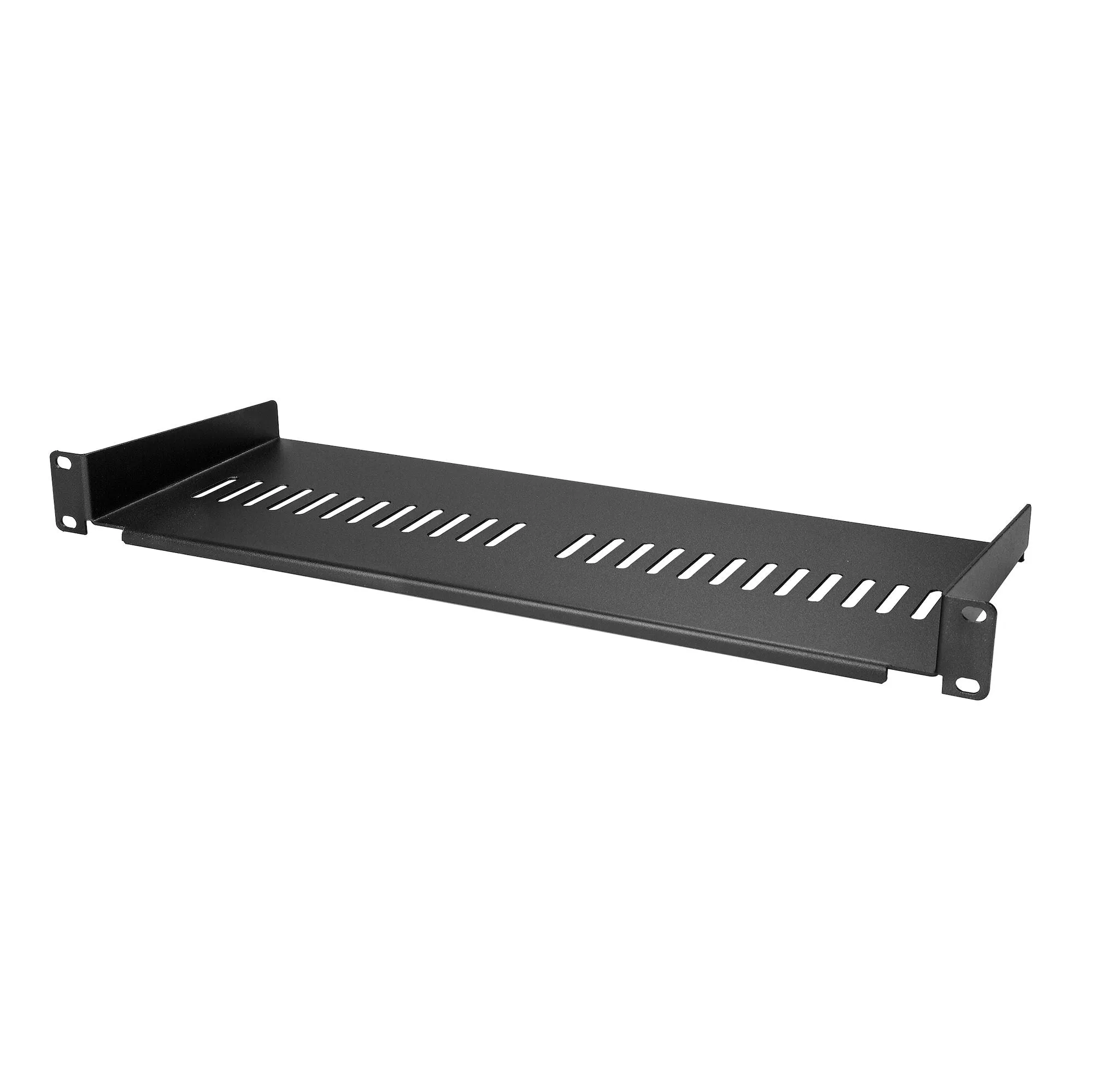 Startech.Com 1U Vented Server Rack Cabinet Shelf, 7In Deep Fixed Cantilever Tray, Rackmount Shelf For 19" Av/Data/Networ