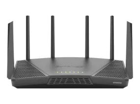 Synology Rt6600ax - Wireless Router 4-Port Switch - 1Gbe, 2.5Gbe - Wan Ports: 2 - Wi-Fi 6 - Tri-Band