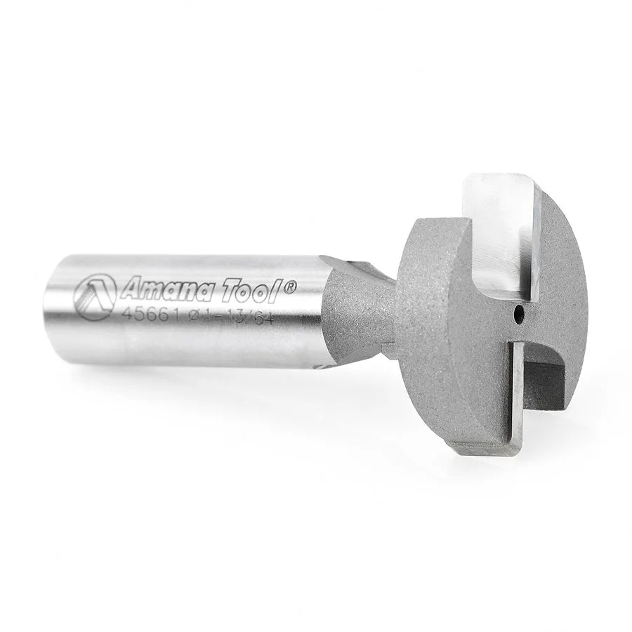 T-Slot Rounded Edge Router Bit | 1 13⁄64 Dia x 43⁄64 x 1⁄2" Shank | 45661 | 738685456613