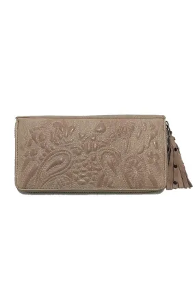 TAYLOR - Leather Clutch - Light Pink