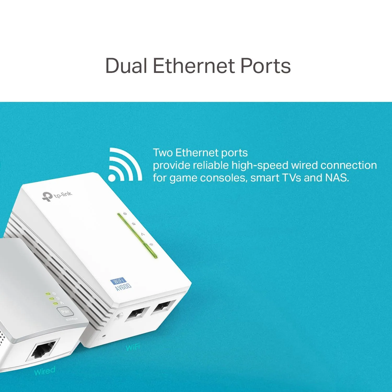 TP-Link AV600 Wi-Fi Powerline Extender Starter Kit | TL-WPA4220 Kit