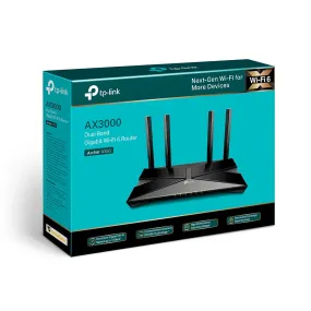 TP-Link AX3000 WiFi 6 Smart WiFi Router (Archer AX50) - Dual Band Gigabit Wireless Internet Router, OFDMA, MU-MIMO, Parental Controls, Built-in HomeCare,Works with Alexa - Brand New