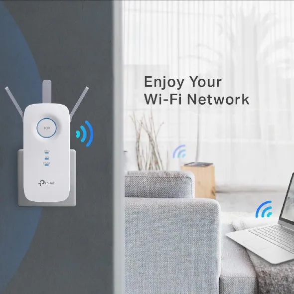 Tp-Link Re450 - Wi-Fi Range Extender - 1Gbe - Wi-Fi 5 - 2.4 Ghz, 5 Ghz