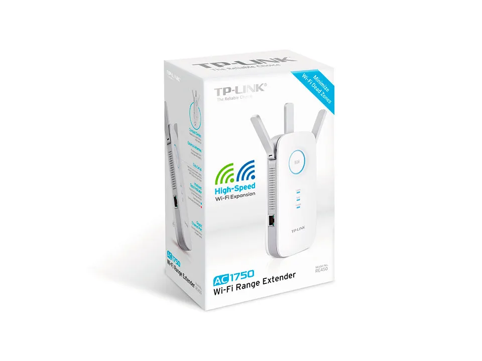 Tp-Link Re450 - Wi-Fi Range Extender - 1Gbe - Wi-Fi 5 - 2.4 Ghz, 5 Ghz