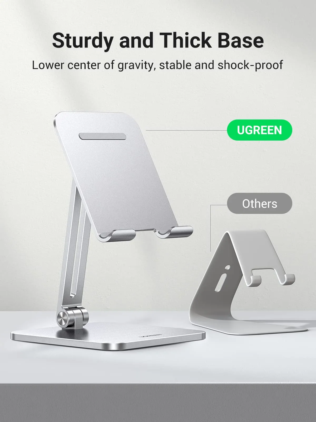 UGREEN Aluminum Adjustable Tablet Stand