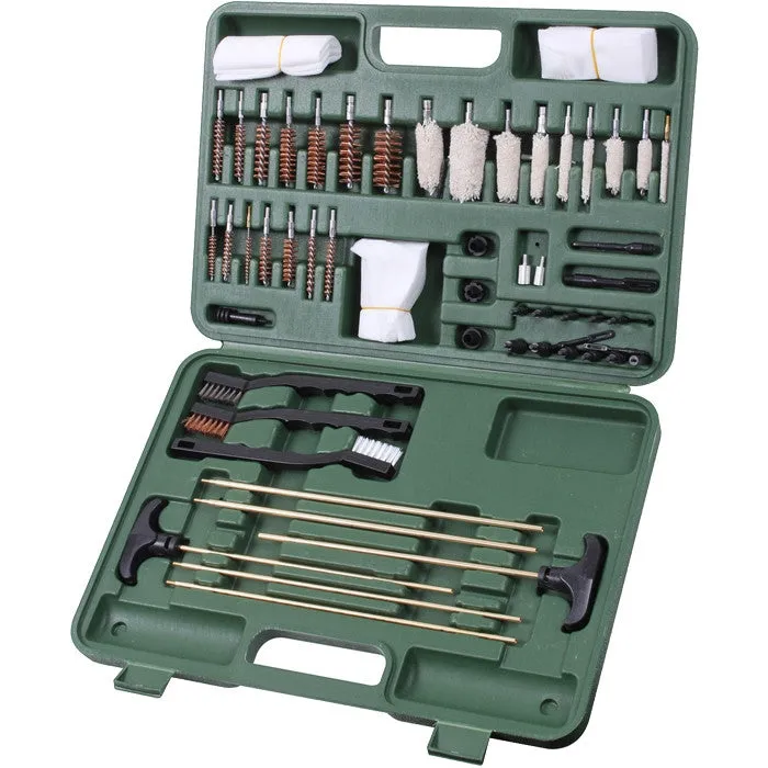 Universal Gun Cleaning Kit with Olive Drab Carrying Case