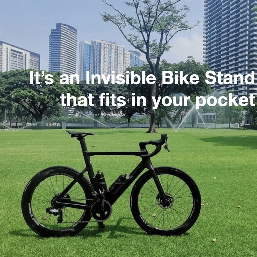 Velostand XL Bike Stand   Phone attachment (2-in-1 BUNDLE)