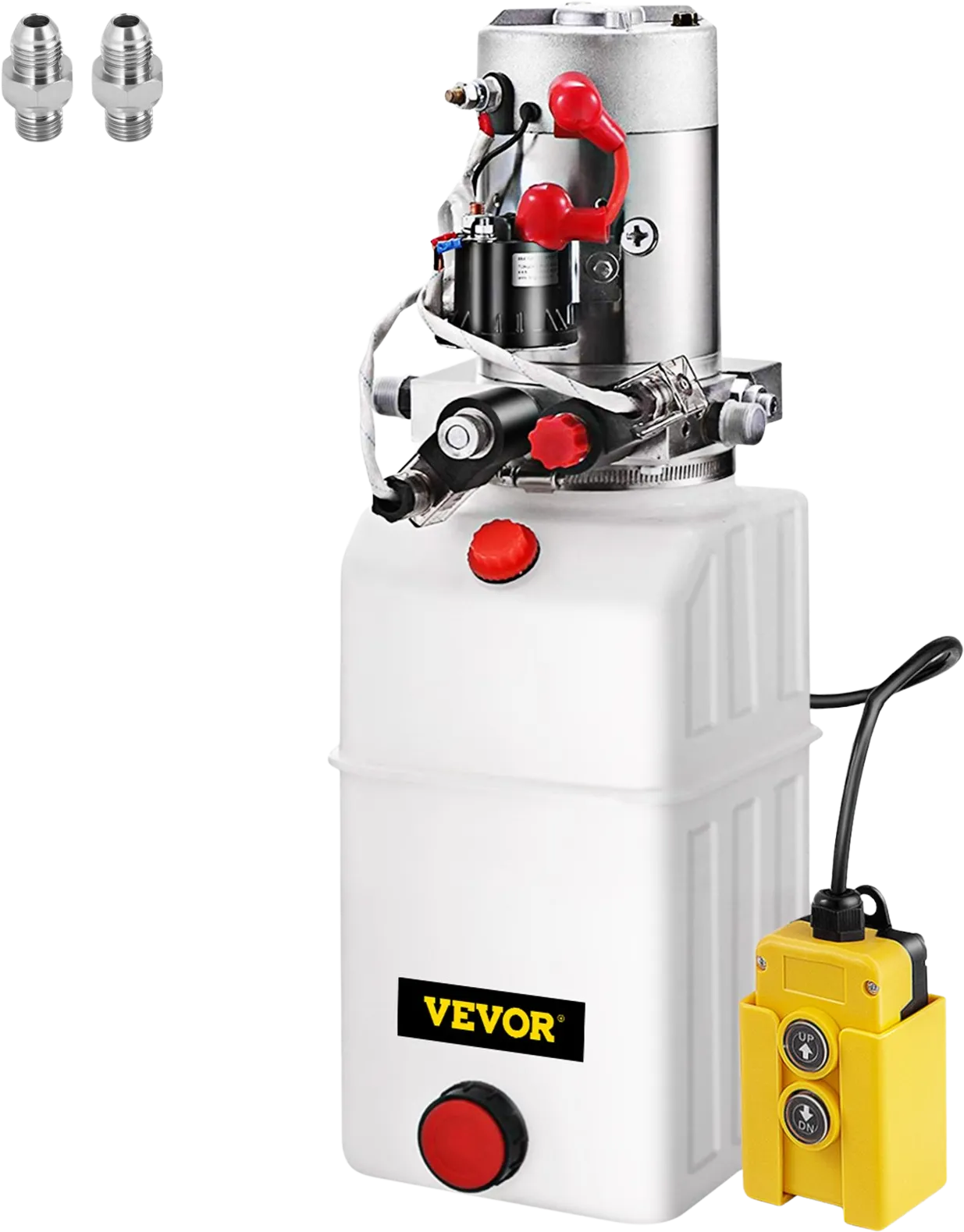 Vevor Hydraulic Pump 6 Quart Double Acting Power Unit DC 12V New