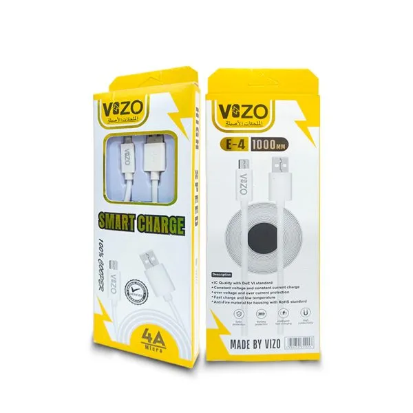 Vizo E4 Micro-usb/android Data Cable Fast Charging Data Cable