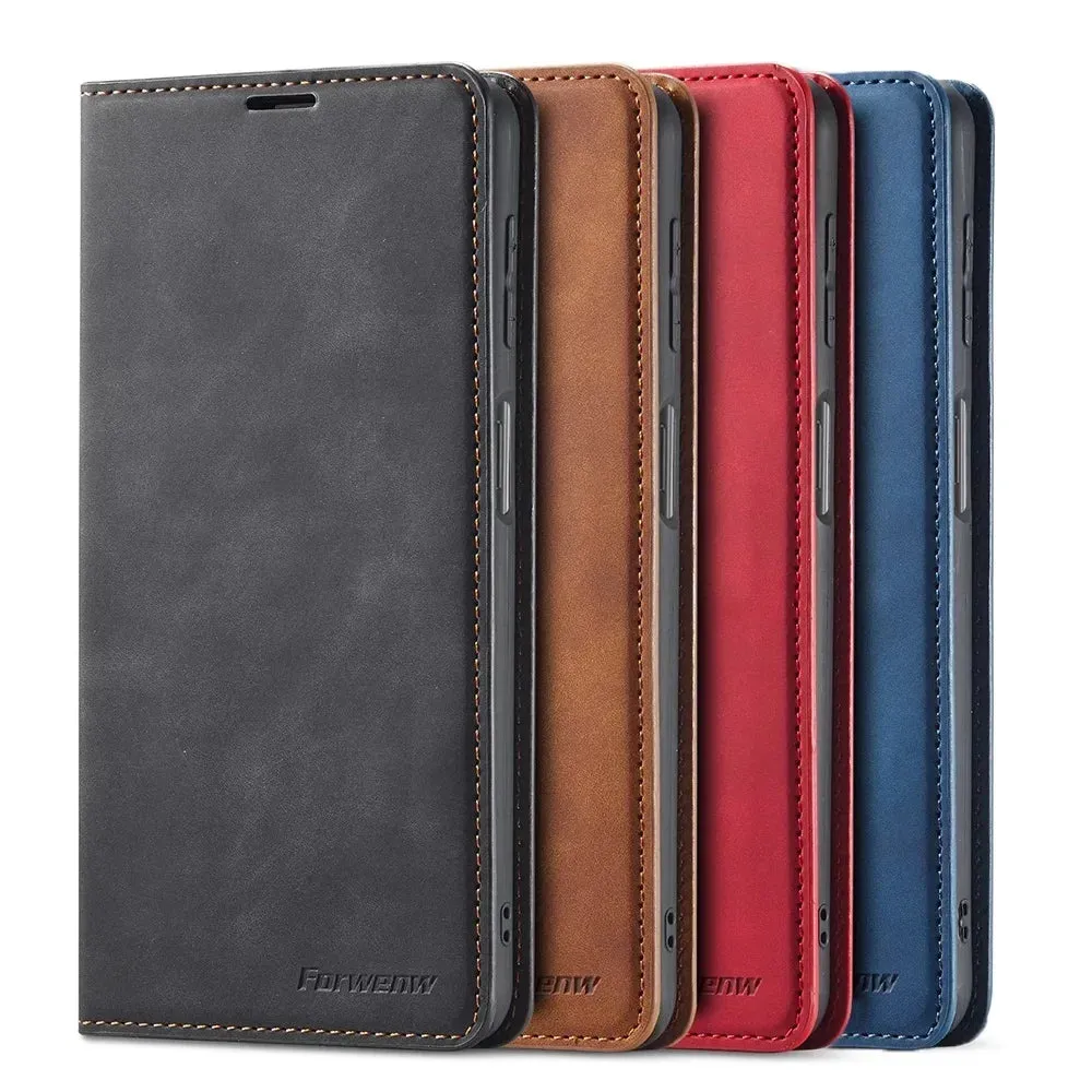 Wallet Leather Case for Samsung Galaxy S24 S23 S22 S21 S20 FE Ultra Plus S10 S9 S8 Plus A25 A52s  Flip Cover